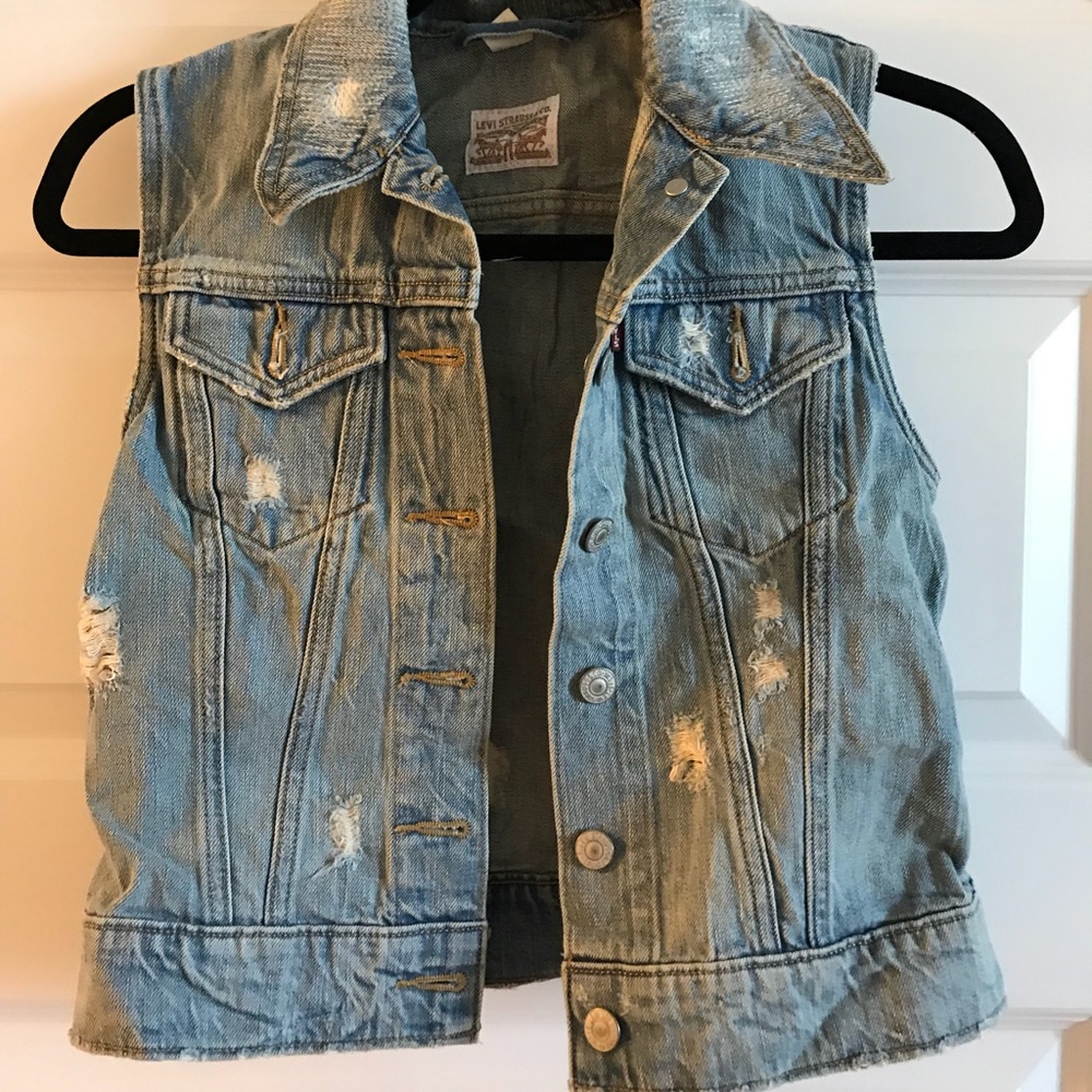 Levi’s jean vest